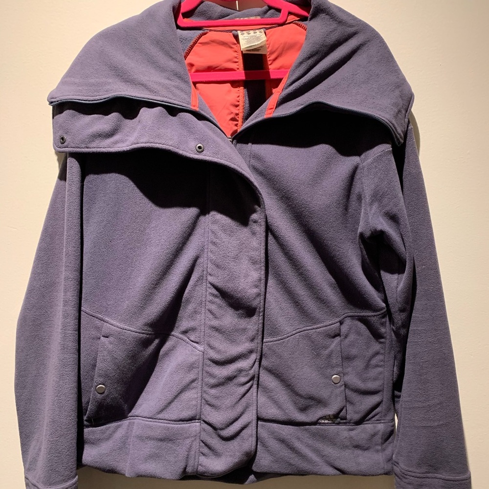 Adidas Dusty Blue Fleece Jacket